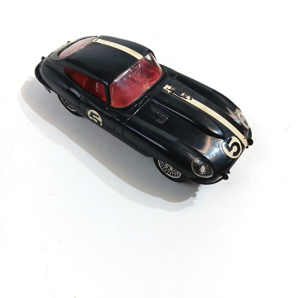 Vintage Black XKE Jaguar Strombecker Original Slot Car 1/32 scale