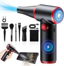 Compressed Air Duster, Stepless Speed Electric Air Duster, 100500RPM Cordless Ai