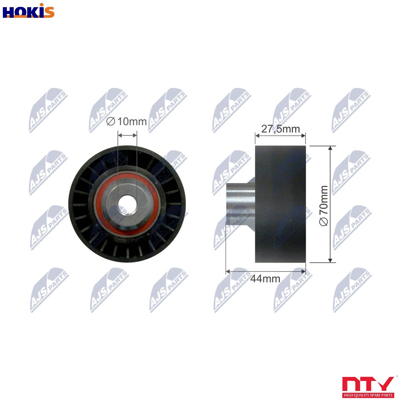Pulley Idler V-Belt For Citroen C2 C3 C4 03- Peugeot 207 307 06- - Image 11