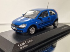 1:43 Minichamps Opel Corsa 430 040304 Blue In Box. Rare