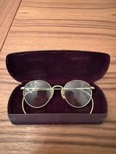 Early 1900  s American Optical Round Wire-Rim Spectacles / Glasses VTG