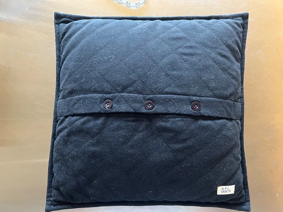 A.P.C. Quilts x Jessica Ogden Decorative Throw Pillow 'Bonnie Brown' - Image 3 of 4