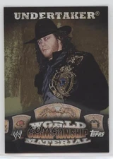 2010 Topps WWE World Championship Material Undertaker #W13