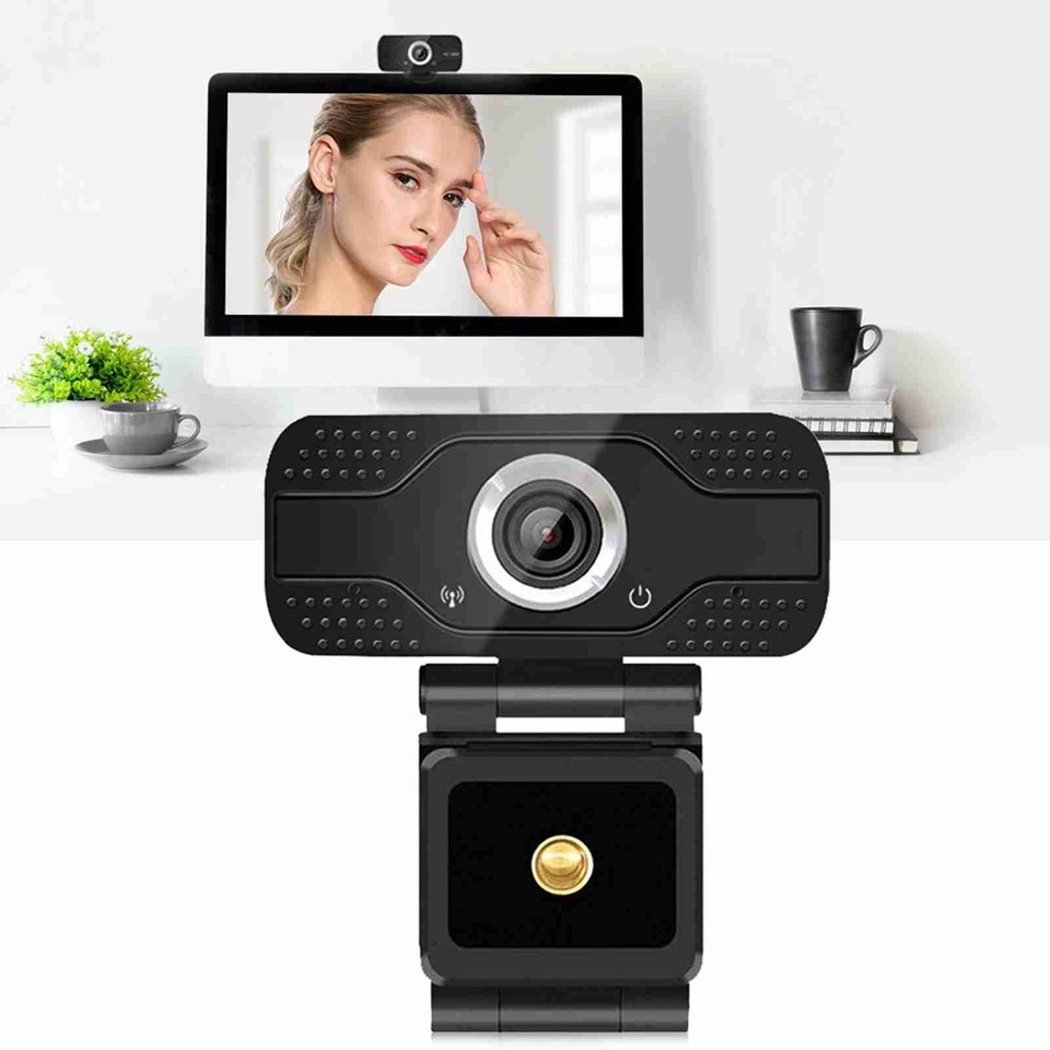 1080P Desktop Computer Camera USB Online Class Webcam with Microphone ...