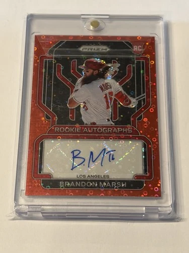 Brandon Marsh 2022 Panini Prizm Brandon Marsh Red