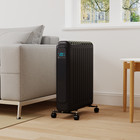 electriQ 2400W Smart WiFi Eco Oil-Free Radiator & Panel Heater with T ECH24LEDWB