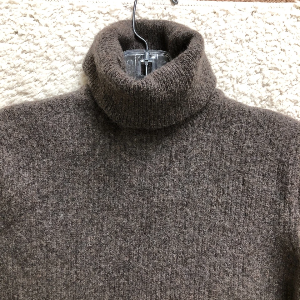 Suéter DE COLECCIÓN Banana Republic Grande Adulto Marrón Cuello Alto Lana Pullover Mujeres Foto 2 de 4
