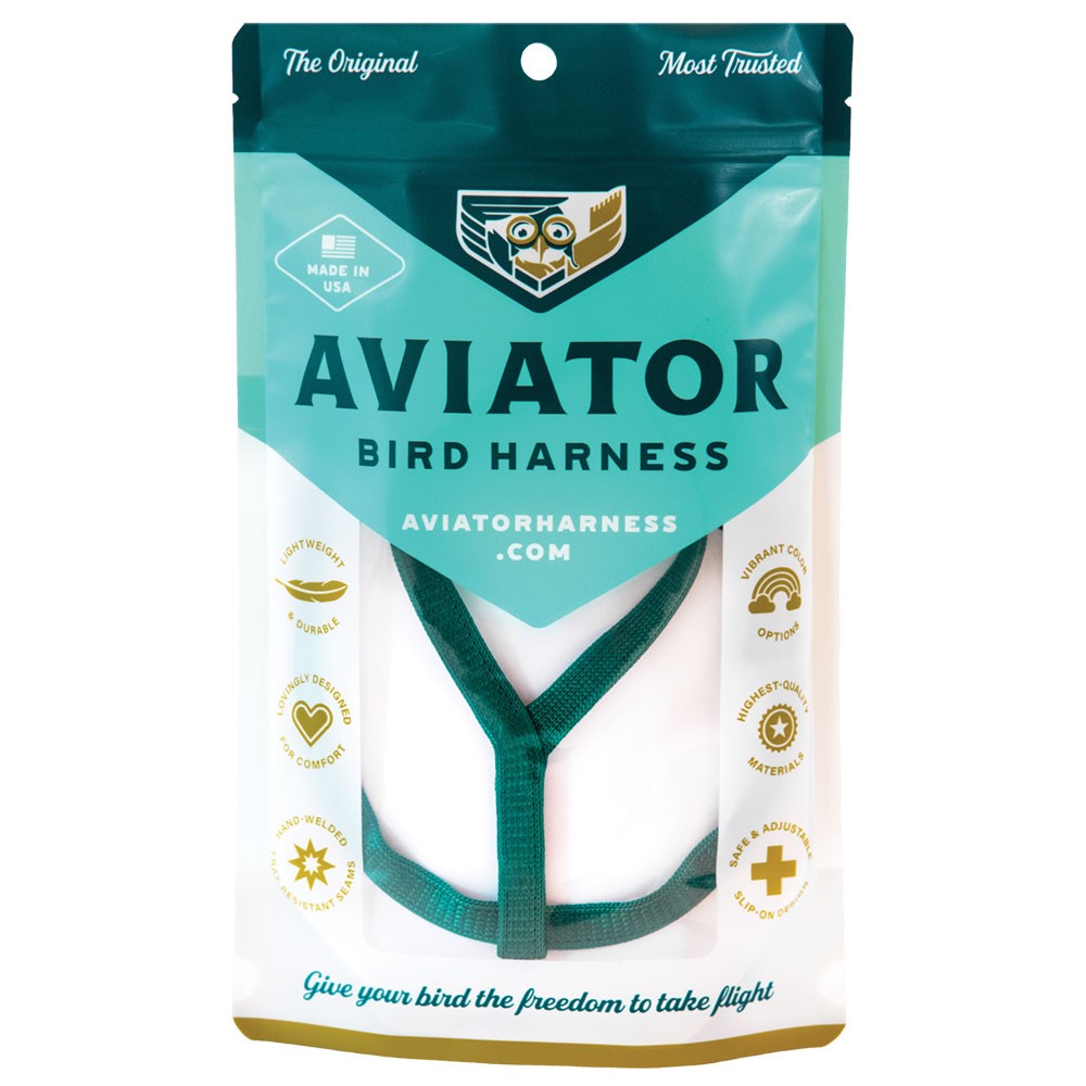 The Aviator Parrot Harness - Mini Budgies Lovebirds fly safely