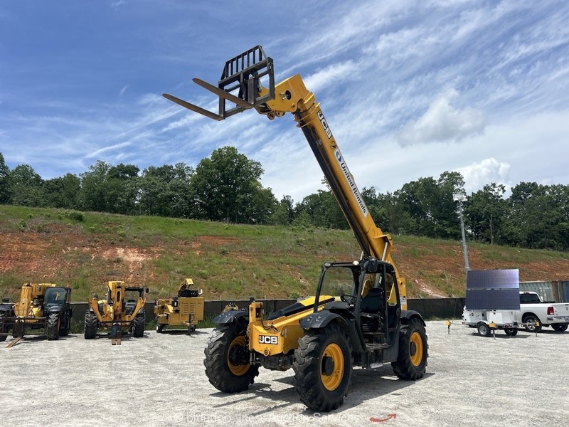 2016 JCB 507-42 42' 7,000 lbs Telescopic Reach Forklift Telehandler Aux bidadoo
