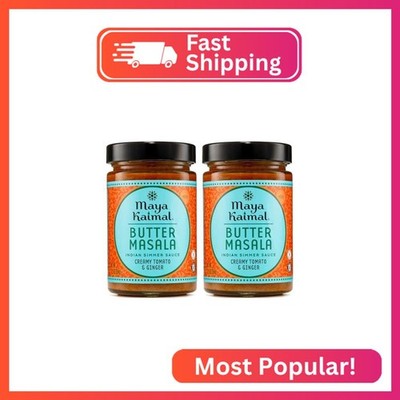 Maya Kaimal Butter Masala Sauce, 12.5 oz, Mild Indian Simmer Sauce with Creamy T