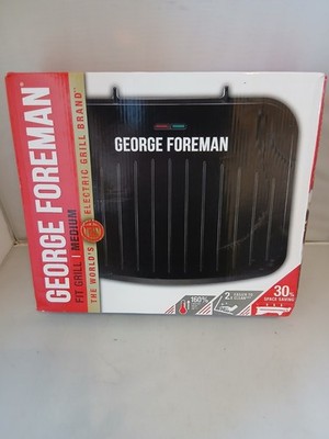 George Foreman Grill Electic Fit Grill Easy Clean Antihaftplatten Neu im Karton
