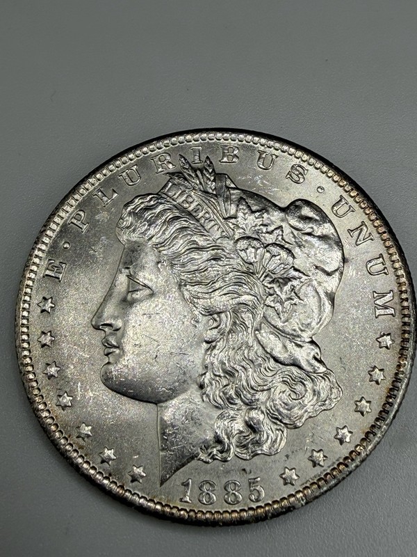 1885 O Morgan Silver Dollar $1 Circulated Ungraded Uncertified