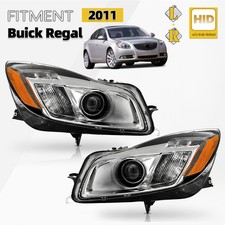 Hidxenon Headlight For 2011 Buick Regal Wo Bulb Wo Ballast Leftright Pair