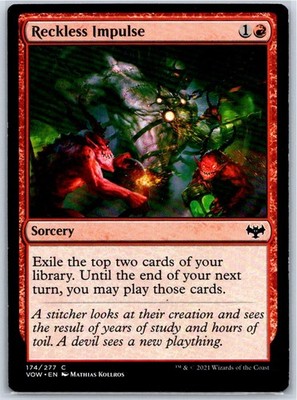 Reckless Impulse The List Reprints 174/277 MTG Card LP