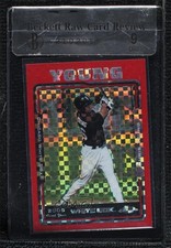 2005 Topps Chrome Update & Highlights Red X-Fractor 49/65 Chris Young #UH189 t1s