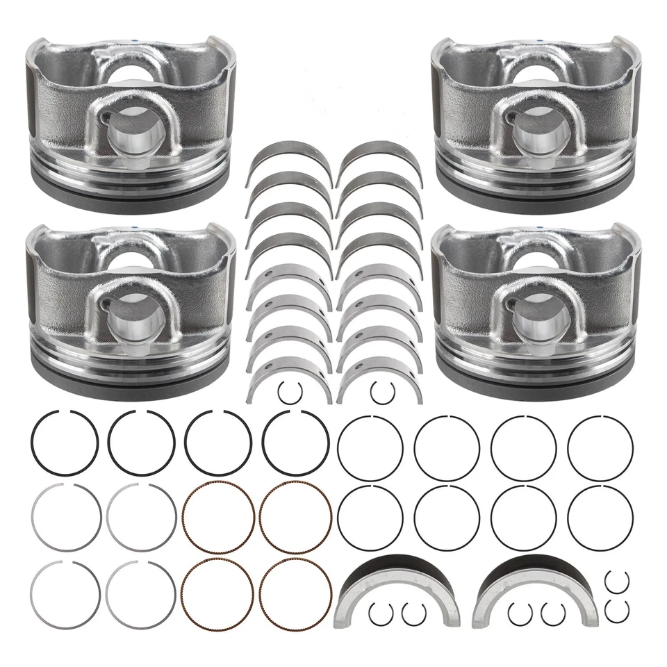 Main Rod Bearing &Piston &Rings Kit For 2011-17 Buick Chevrolet GMC Terrain 2.4L - Image 2 of 4