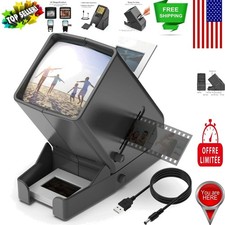 35mm Slide and Film Viewer with 3X Magnification LED Light - Portable Design