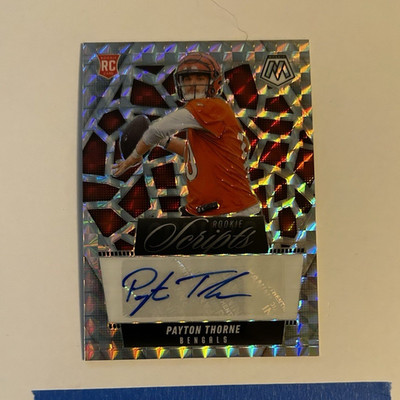 Panini 2025 Mosaic Rookie Scripts Autograph Payton Thorne Bengals RS-PTE
