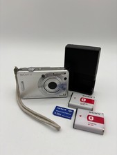 Sony Cyber-Shot DSC-W55 7.2MP Digital Camera Silver w/3x Zoom Bundle