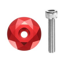 1 1/4" OD Bicycle HeadSet Stem Top Cap for Mountain Road Bike Red