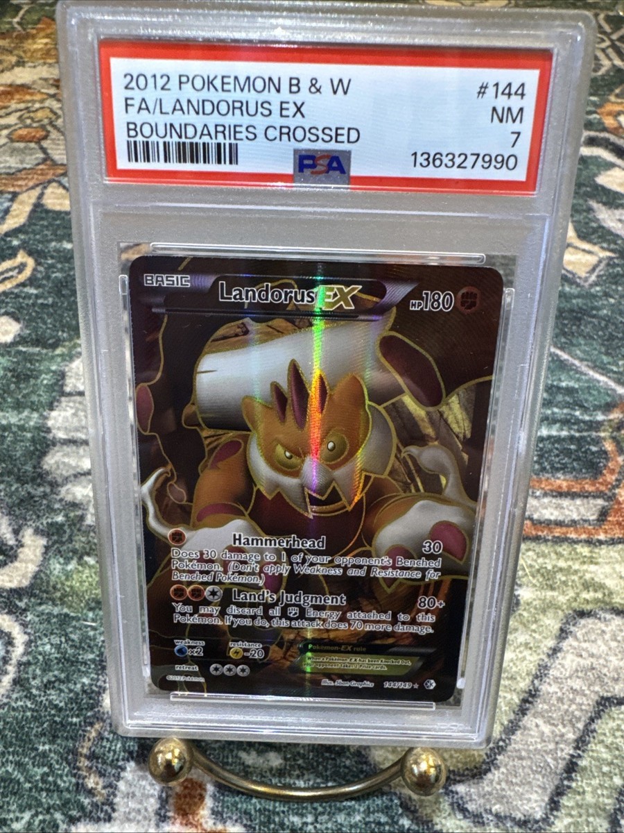 2012 Pokemon Landorus EX Full Art Holo Card 144/149 Boundaries