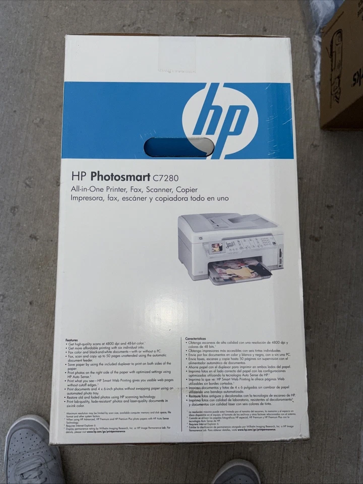 HP Photosmart C7280 All-In-One Inkjet Printer Brand New Sealed In Original Box! - Image 4 of 4