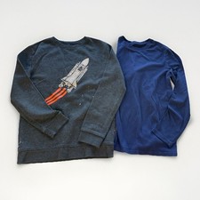 Lot Of 2 Cat  Jack Long Sleeve Sweatshirt Sweater Long Sleeve Tee Boys 12-14