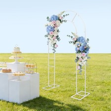 White Wedding Decoration Stand,4.3 7.2ft Wedding Arch Frame For Party Decoration