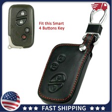 For Lexus Es Gs Is Ls Lx Rx Ct 06-13 Leather Car Auto Key Fob Case Cover Holder