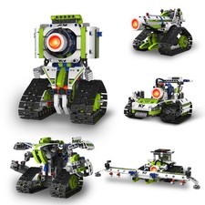 STEM Robotics Kit for Kids Ages 8-12,5 In1 Robot Building Kit Toys,337 Pcs Bl...
