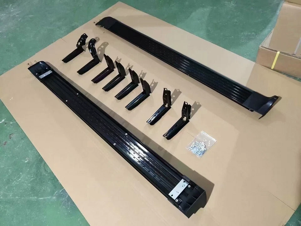 2 piezas estriberas laterales aptas para Land Cruiser J100 LC100 1998-2007 negras Foto 2 de 4