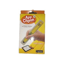App Crayon Stylus square shape Iphone Ipad Touch Pencil Pen Yellow- Kids Learn