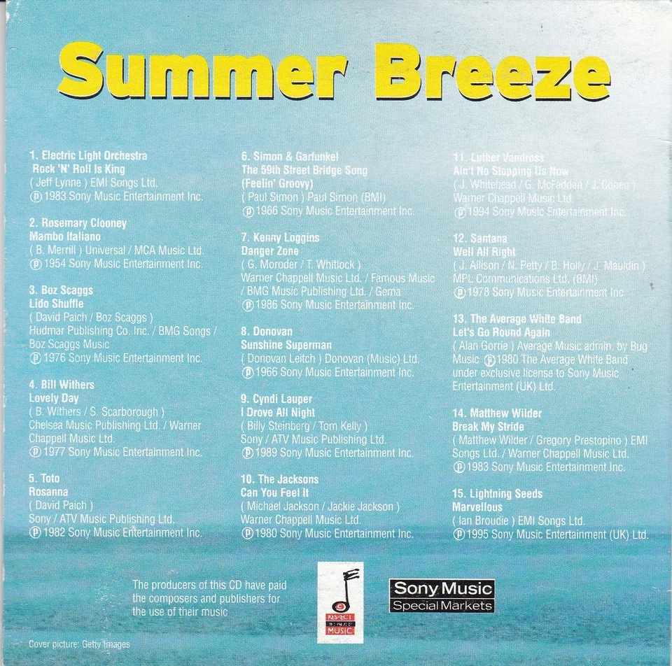 SUMMER BREEZE 15 sensational sounds of summer - Bild 2 von 3