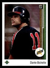 1989 Upper Deck - Dante Bichette #24 Rookie California Angels