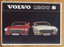 Original Vintage 1963 Volvo 1800S Sales Brochure US Market Edition MNSP Dealer