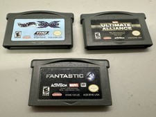 Nintendo Game Boy Advance 3-Game Lot - Hot Wheels Fantastic 4 Ultimate Alliance