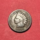 (1) Beautiful Antique 1887 Indian Head Cent/Penny CHOICE G-GOOD NICE FILLER