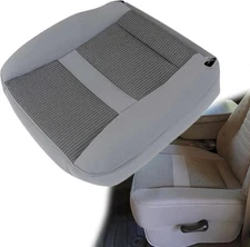 Driver Side Bottom Replacement Cloth Seat Cover Light Gray Compatible with 150