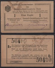 31742 - DOA / DEUTSCH-OSTAFRIKANISCHE BANK, 1 Rupie, 01.02.1916, Serie R2. Gra