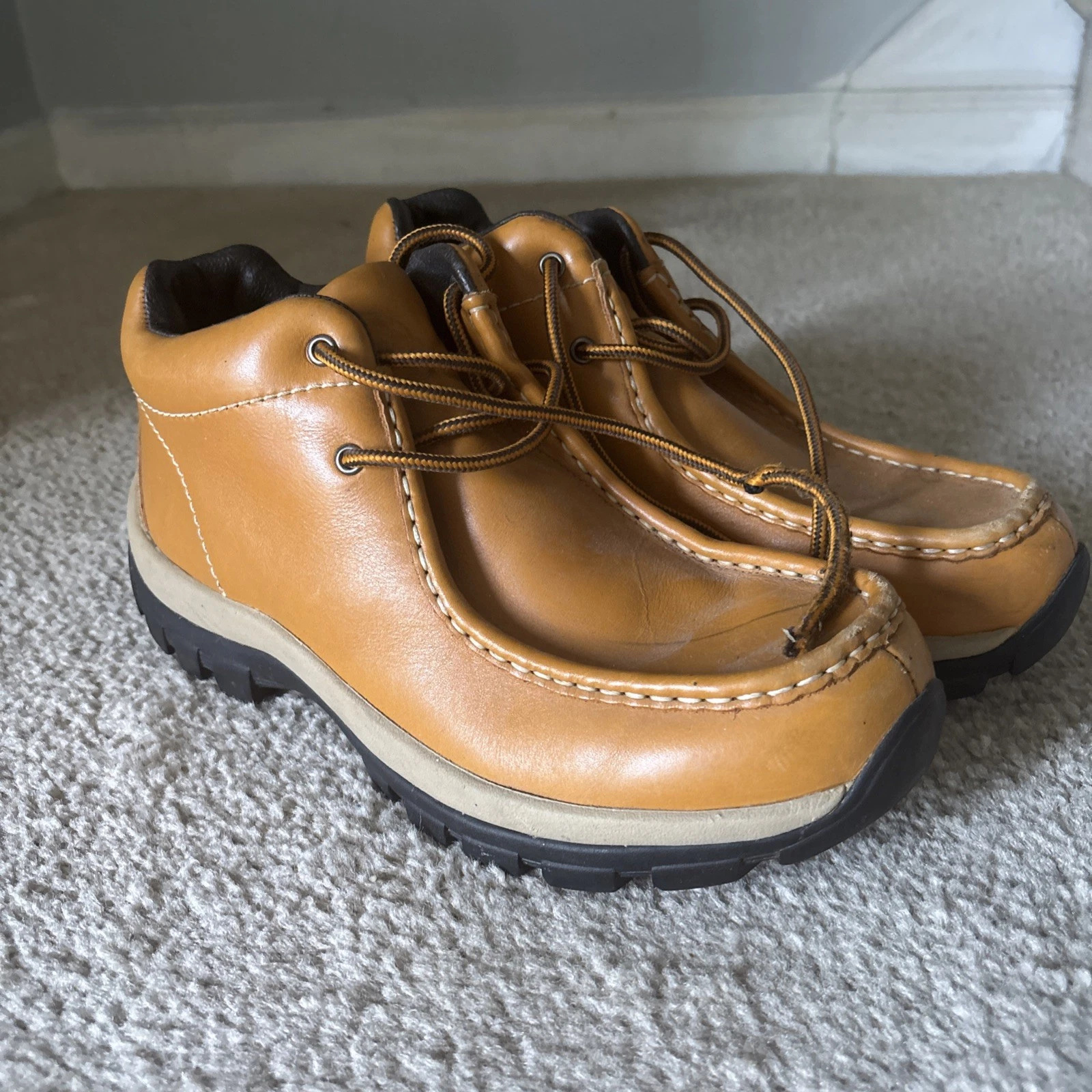 Men's Colorado Recreational Tan Leather Work/Hiking/Outdoor Boots US Size 9.5