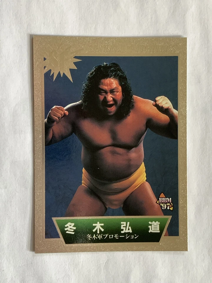 Kodo Fuyuki SF 109 Pro-Wrestling BBM 1997 Fight magazine rare card Japan F/S #3 - Image 2 of 4