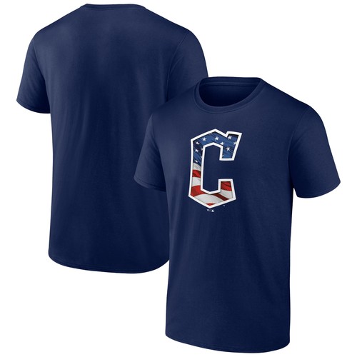 Men's Navy Cleveland Guardians Banner Wave Team TShirt eBay