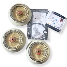 Set of 3 Thermo Scientific 75003424 Microliter Rotors 24x1.5/2mL & ClickSeal Lid