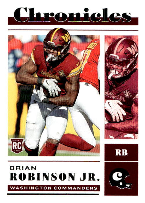 Brian Robinson Jr. 2022 Panini Chronicles - #37 RC - Washington Commanders