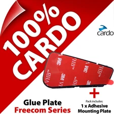 Cardo Replacement Adhesive Glue Plate Helmet Mount for Freecom 1 2 4 1+ 2+ 4+ 2x