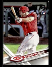 2017 Topps Update #US178 Stuart Turner Rookie Card Cincinnati Reds