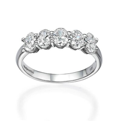 Timeless 5 1.10 CT Oval Cut Diamond Ring for Woman by Baroness