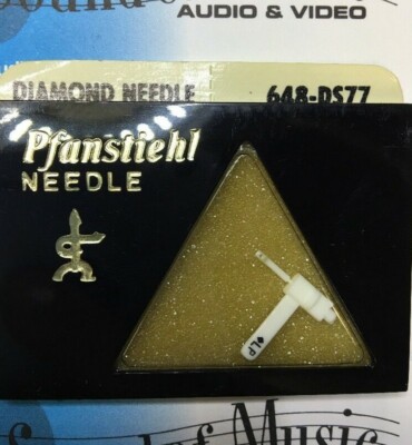 Puntina Diamantata Pfanstiehl 809-DS77 Per Marchi Sonotone Fisher BSR - Nuova Stock Vecchio