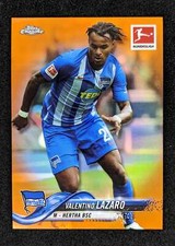 2018 Topps Chrome Bundesliga Orange /25 Valen...