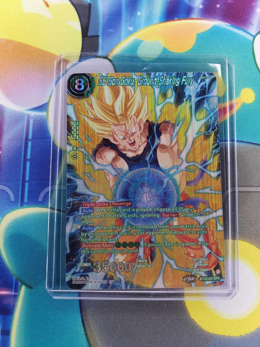 SS Son Goku, Ground-Shaking Fury BT24-062 SPR Dragon Ball SS Son Goku, Ground-Shaking Fury BT24-062 SPR Dragon Ball